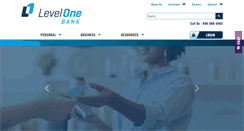 Desktop Screenshot of levelonebank.com